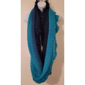 Blue ombre scarf. One size. Like brand new.